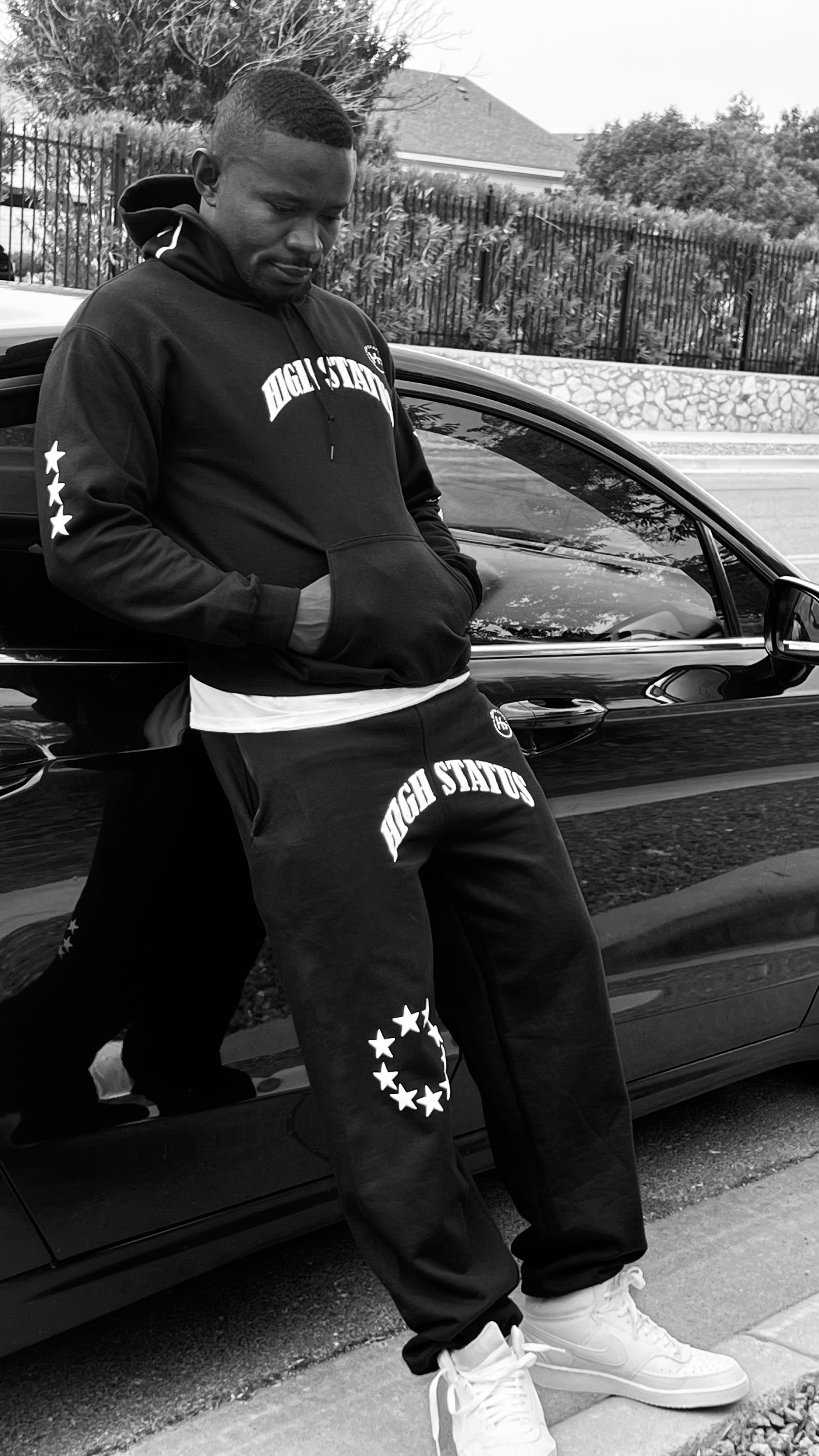 HIGH STATUS "ARCH STARS" HODIE,BAGGY PANTS TRACKSUIT
