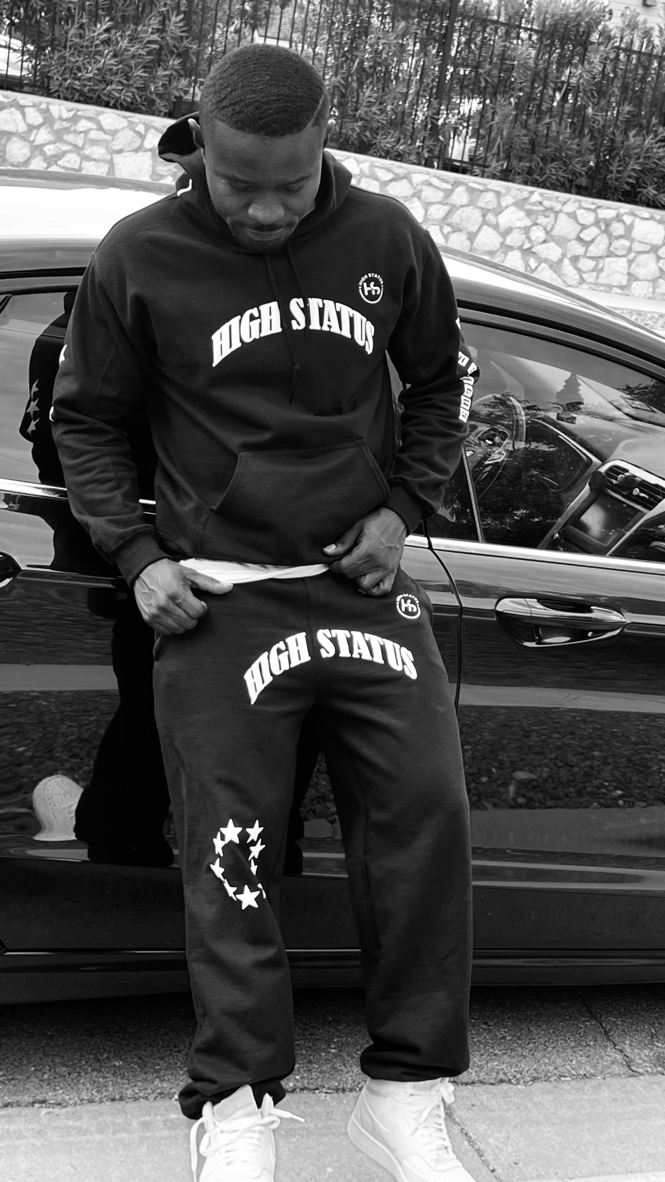HIGH STATUS "ARCH STARS" HODIE,BAGGY PANTS TRACKSUIT