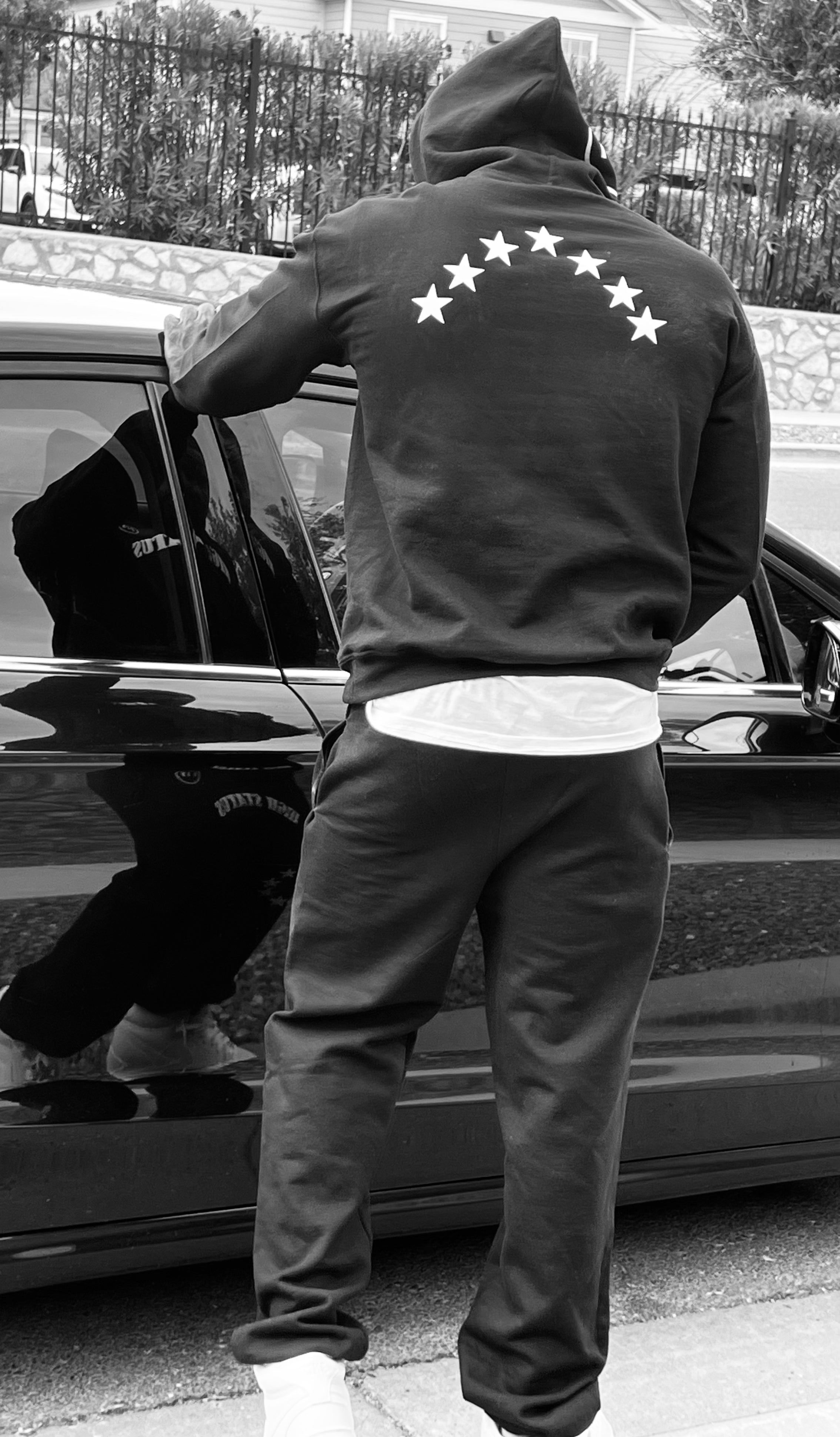 HIGH STATUS "ARCH STARS" HODIE,BAGGY PANTS TRACKSUIT