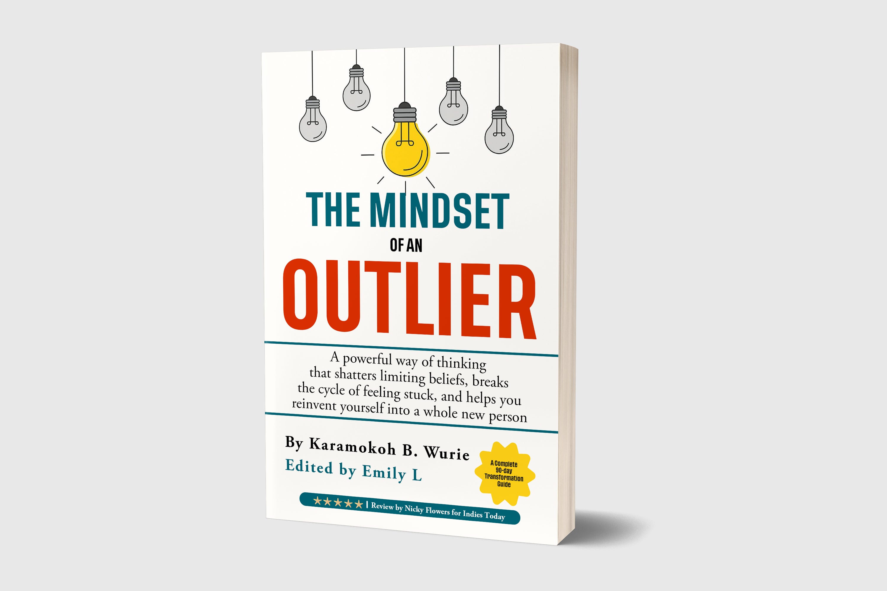 AUTOGRAPHED BOOK "THE MINDSET OF AN OUTLIER"