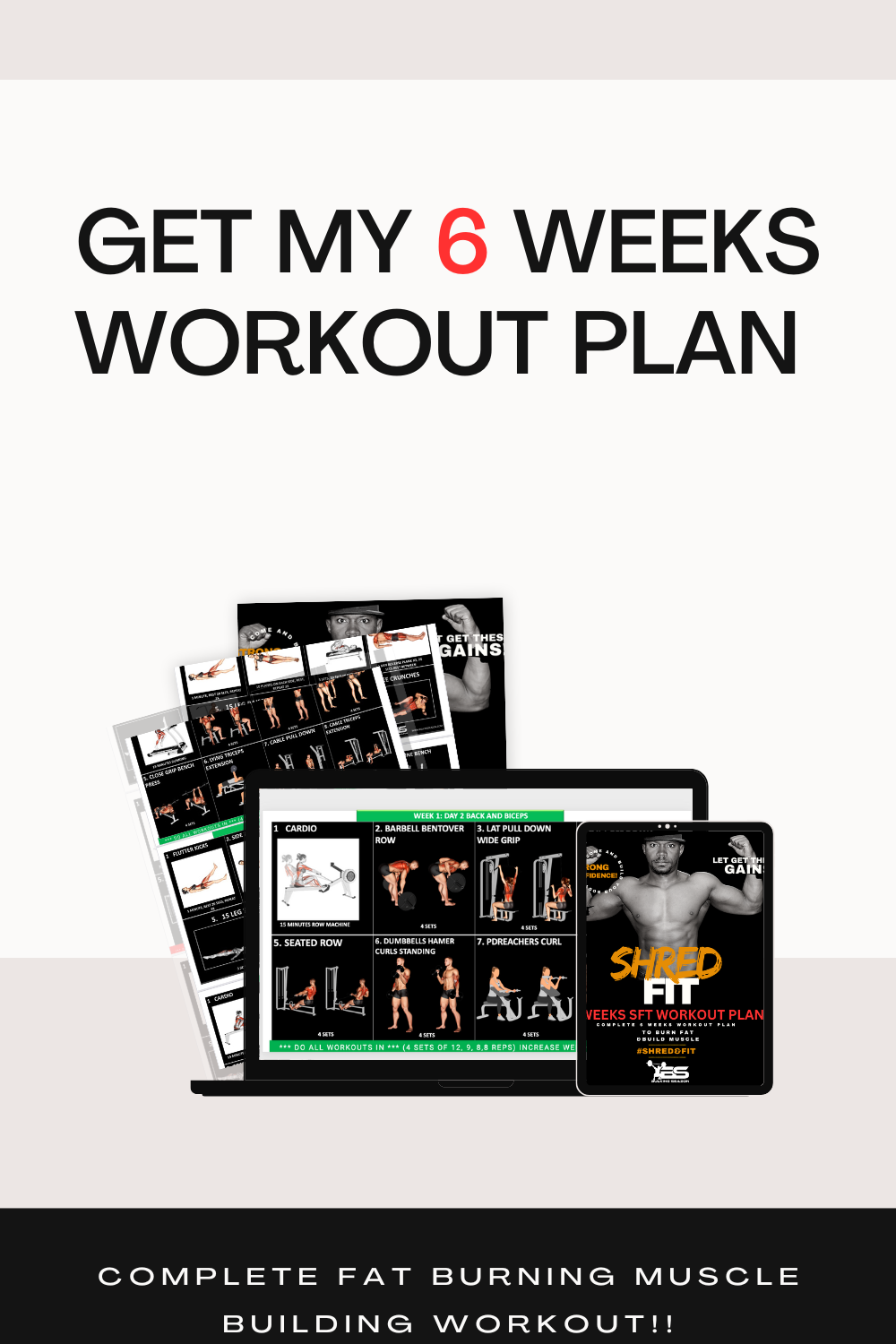 THE SHRED FIT (SFT) WORKOUT PLAN + A FREE SHIRT BUNDLE