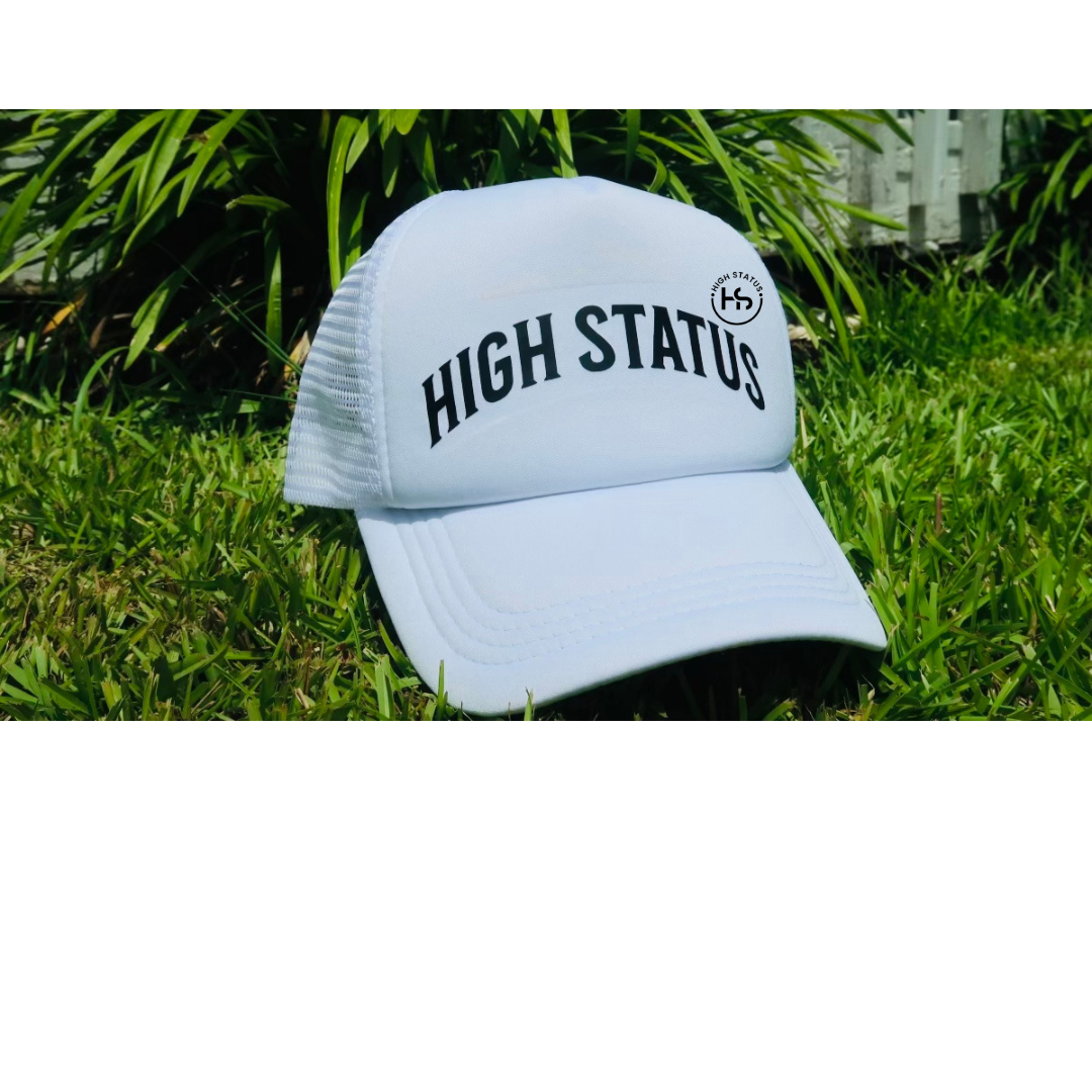 HIGH STATUS VINYL PRINT TRUCKER MESH HAT