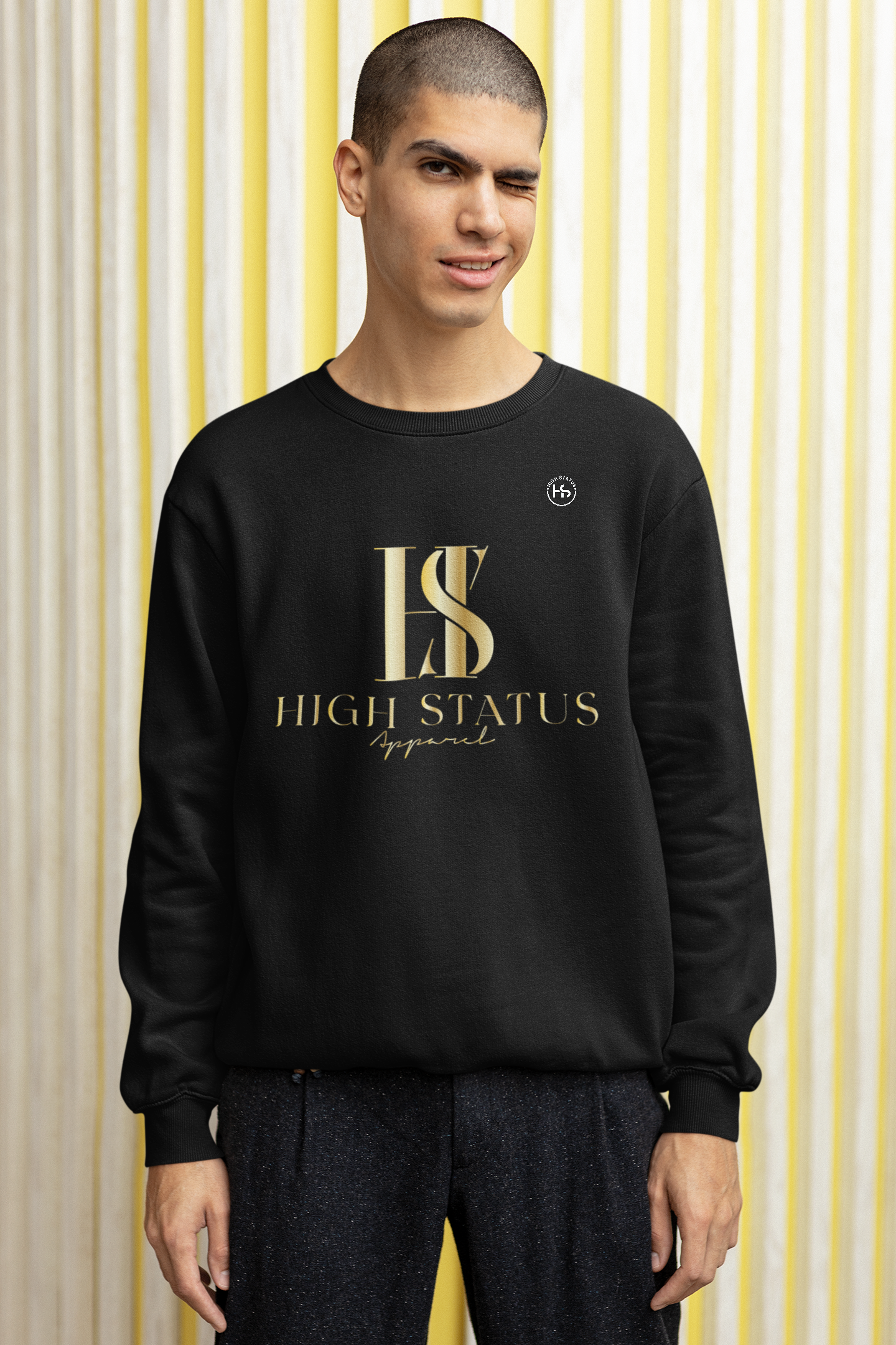 HIGH STATUS "HS" LUXURY SWEATER