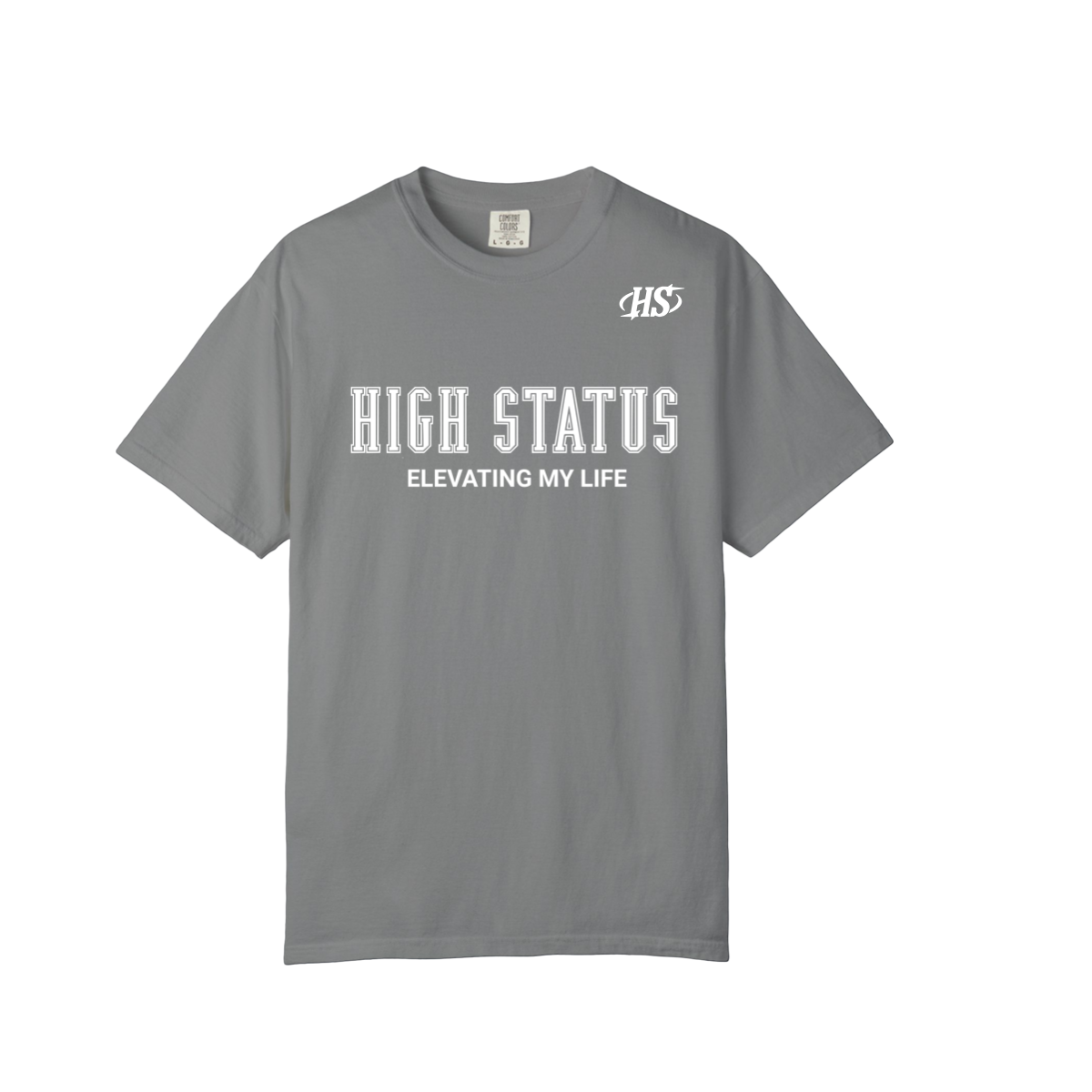 HIGH STATUS &quot;ELEVATING MY LIFE&quot; TEE