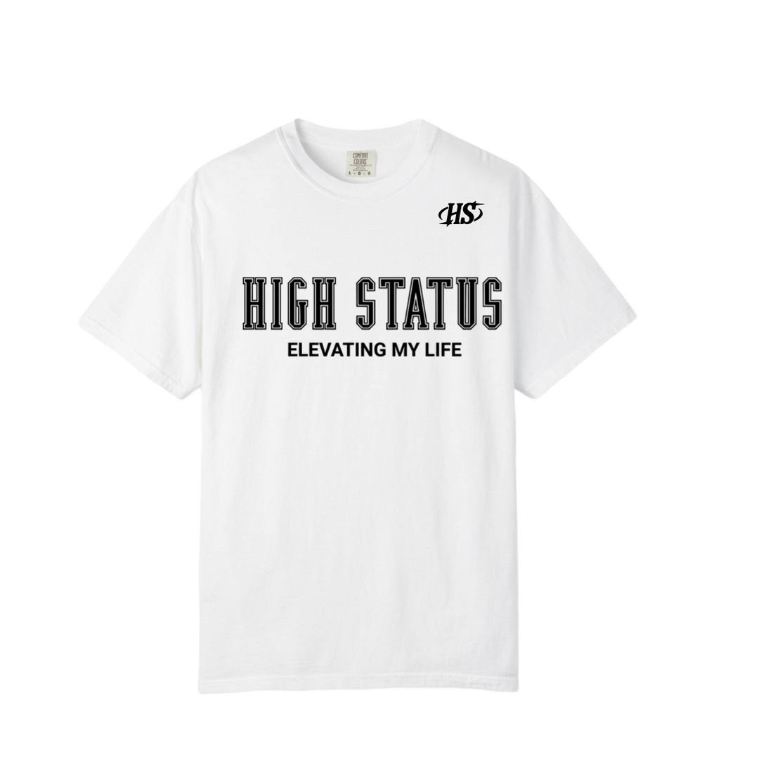 HIGH STATUS &quot;ELEVATING MY LIFE&quot; TEE