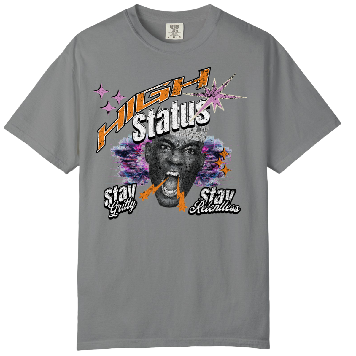 HIGH STATUS VINTAGE DESIGN TEE SHIRT