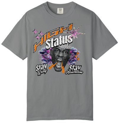 HIGH STATUS VINTAGE DESIGN TEE SHIRT