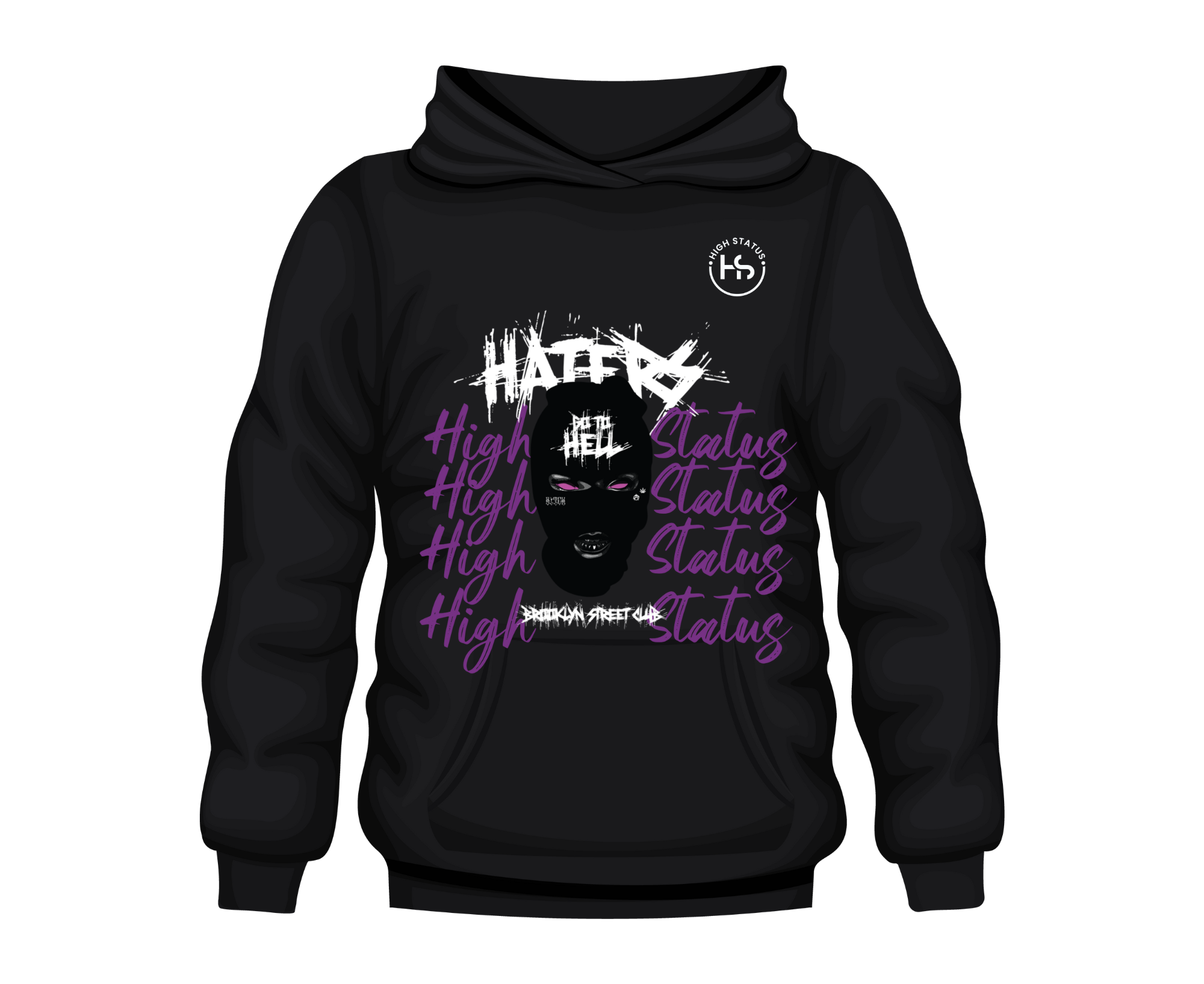 HIGH STATUS &quot;HATTERS GO&quot; HOODIE