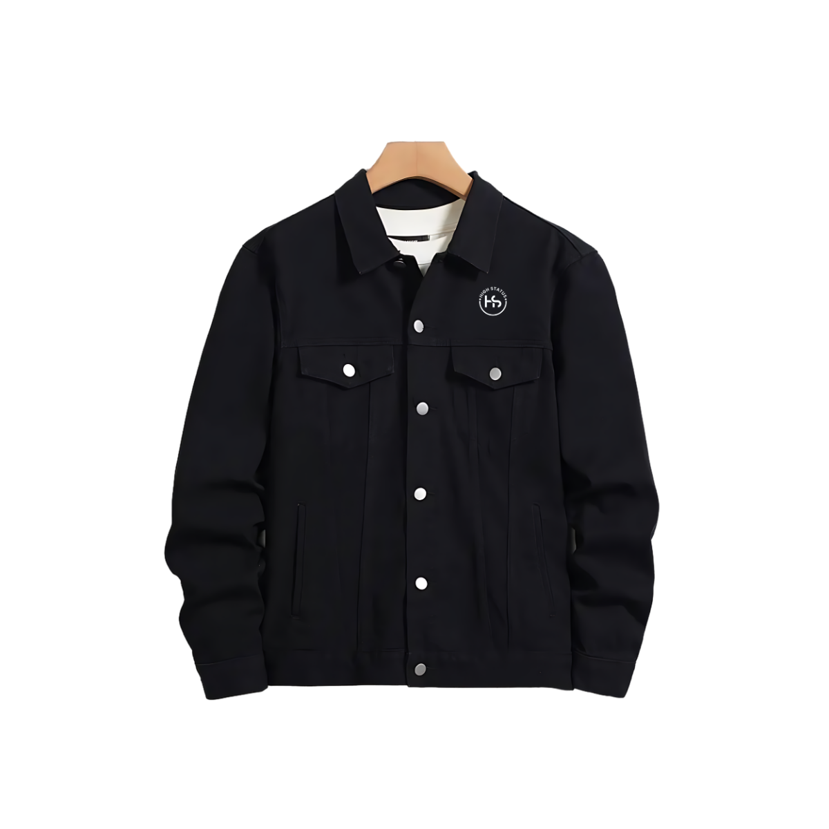 HIGH STATUS &quot;NORMS IN SOCIETY&quot; SLIM DENIM JACKET